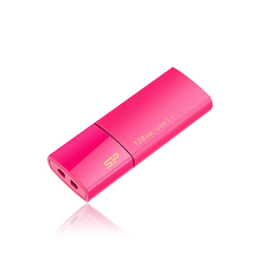 Logotrade firmakingituse foto: Pendrive Silicon Power 3.0 Blaze B05, roosa