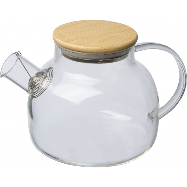 Logo trade reklaamtoote pilt: Bambusest kaanega klaaskann FRANKFURT 1000ml