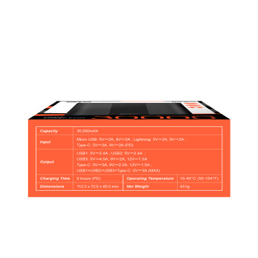 Logo trade ärikingi pilt: Akupank SILICON POWER QX55 30000 MAH