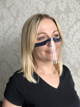 Logotrade ärikingid pilt: KALIPSO näokaitse - läbipaistev mask suu ja nina jaoks 1447162