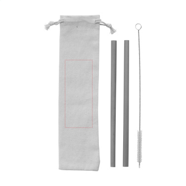Logotrade reklaamkingid pilt: ECO Bamboe Straw Komplekt bambusest kõrred