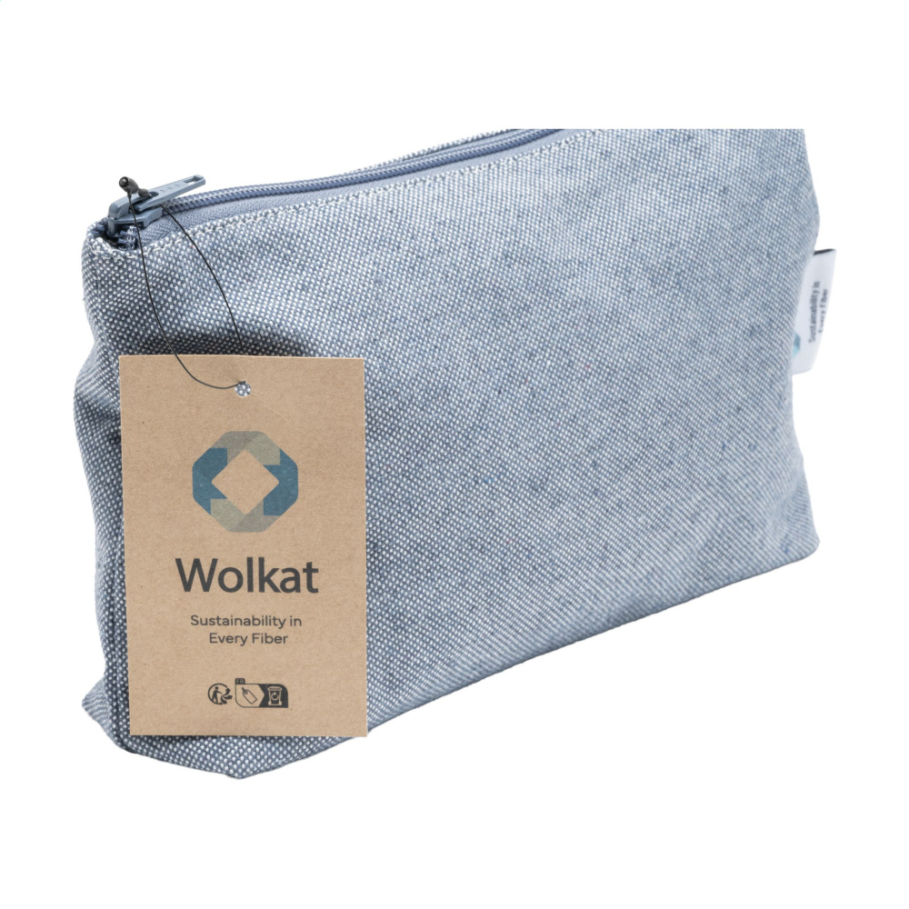 Logotrade meened pilt: Wolkat Safi taaskasutatud tekstiilist kosmeetikakott