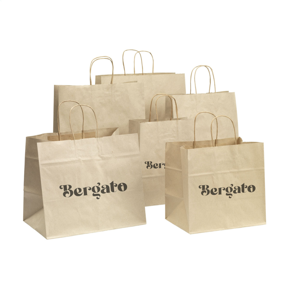 Logo trade firmakingituse pilt: Leaf It Bag taaskasutatud murupaber (90 g/m²) XL