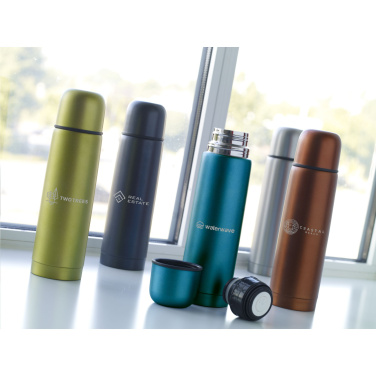 Logotrade ärikingituse foto: Frosted Bottle RCS Recycled Steel 500 ml termopudel