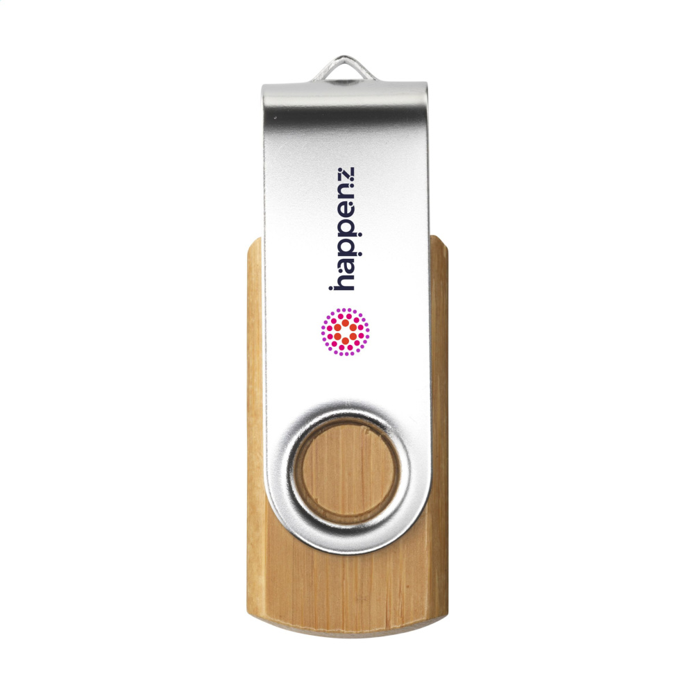 Logo trade firmakingituse pilt: USB Twist Bamboo 32 GB