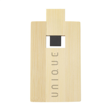 Logo trade meene pilt: Krediitkaart USB Bamboo 32 GB