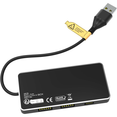 Logo trade meene pilt: SCX.design H20 8-ühes USB-jaotur kahe sisendi ja 6-pordiga