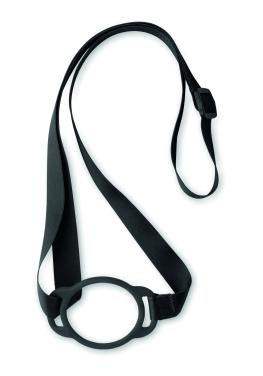 Logotrade ärikingi foto: LANCUP must pael koos topsihoidjaga 6cm
