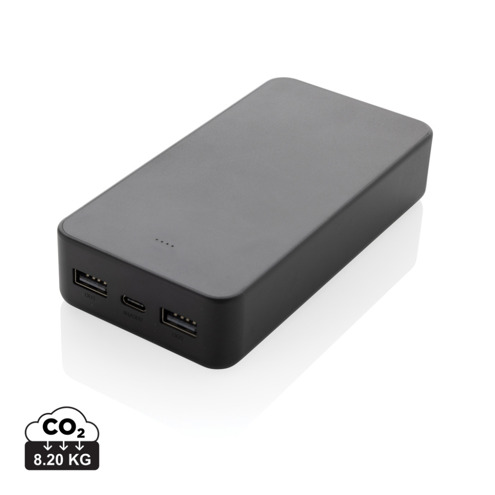 Logotrade reklaamtooted pilt: Boostcore RCS taaskasutatud plastist akupank 20 000 mAh USB C