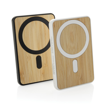 Logo trade ärikingituse pilt: Zen RCS plastk 5000 mah 5W magnetiline bambusest akuank