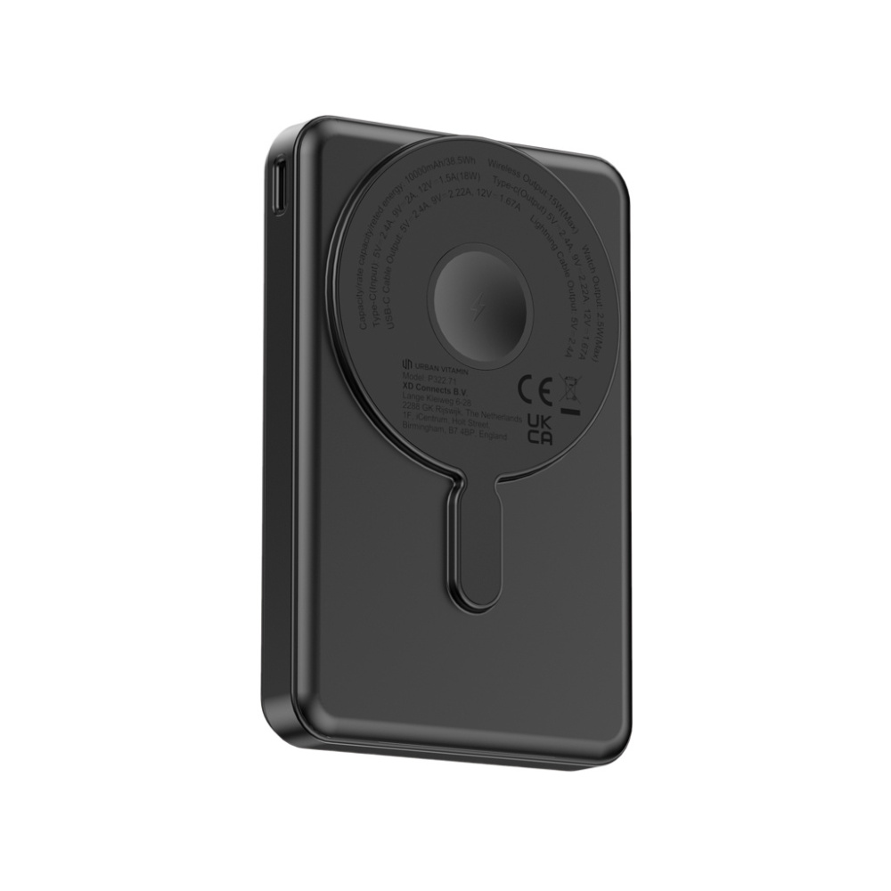 Logotrade ärikingituse foto: Urban Vitamin Delano 5in1 10 000mah 20WPD magnetiline akupank
