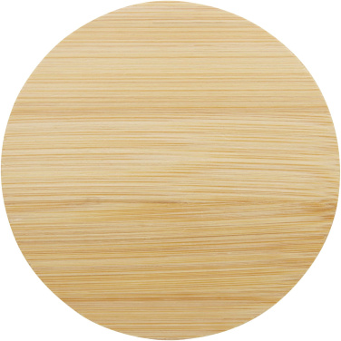 Logo trade firmakingi pilt: Lenora 250 ml klaasist tass bambusest kaanega