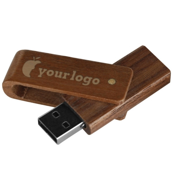 Logotrade ärikingituse foto: Puidust USB-mälupulk