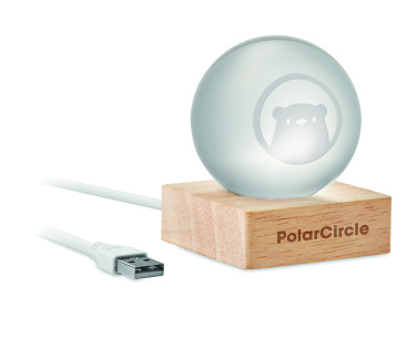 Logo trade reklaamkingituse pilt: LED-klaaskuul