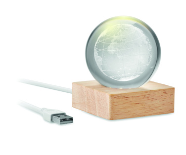 Logo trade meened foto: LED-klaasist kera Globe