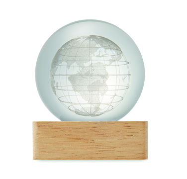 Logotrade firmakingituse foto: LED-klaasist kera Globe
