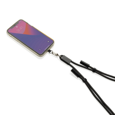 Logo trade ärikingituse pilt: LoopAmp RCS RPET reguleeritav telefoni kaelapael 60W kaabliga