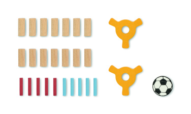 Logo trade firmakingi pilt: BOLIN puidust jalgpallimäng