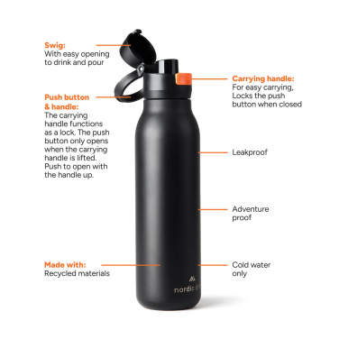 Logotrade firmakingi foto: Nordic Drift Trail RCS ühe seinaga veepudel 750ml