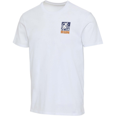 Logo trade reklaamkingid foto: Azuriidist lühikeste varrukatega unisex orgaaniline T-särk