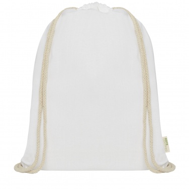 Logo trade mainostuote kuva: Orissa 100 g/m² organic cotton drawstring bag 5L