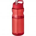 H2O Active® Eco Base 650 ml -urheilujuomapullo kaatonokkakannella, Punainen / punainen
