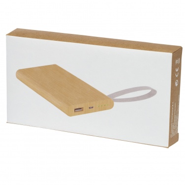 Logotrade liikelahja mainoslahja kuva: Tulda-varavirtalähde, 5 000 mAh, bambua