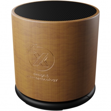 Logotrade liikelahjat kuva: SCX.design S27 -lieriökaiutin, puinen, 3 W