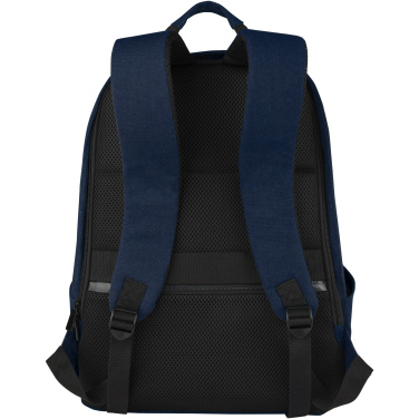 Logotrade mainoslahja tuotekuva: Joey 15,6" GRS-kierrätetystä kankaasta valmistettu varkaudenestoreppu kannettavalle 18 l
