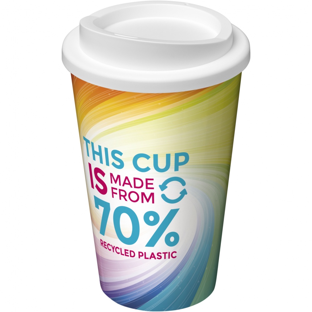 Logotrade liikelahja tuotekuva: Brite-Americano® Eco 350 ml:n eristetty kahvimuki