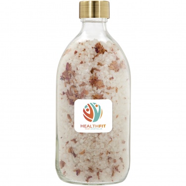 Logotrade liikelahja tuotekuva: Wellmark Just Relax 500 ml:n kylpysuola - ruusujen tuoksu