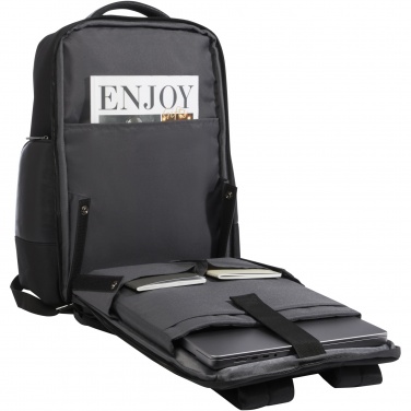Logo trade mainostuote kuva: Expedition Pro 15,6 tuuman GRS-kierrätetystä materiaalista valmistettu reppu kannettavalle 25 l