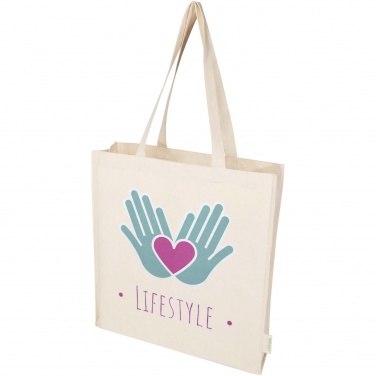 Logotrade mainoslahjat kuva: Orissa 180 g/m² organic full gusset tote bag 14L