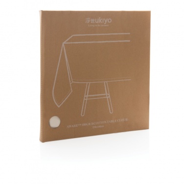 Logotrade mainoslahjat ja liikelahjat tuotekuva: Ukiyo Aware™ 180g pöytäliina puuvillasta 250x140cm