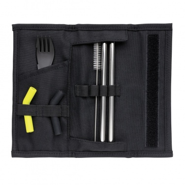 Logotrade liikelahjat mainoslahjat tuotekuva: Tierra kaksiosainen pilli- ja aterinpidike