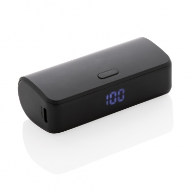 Logotrade mainoslahja ja liikelahja kuva: FlashCharge 5000mAh pikalatausvirtapankki RCS muovista