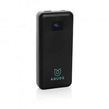 Logotrade mainoslahja tuotekuva: Gridley 20000mAh 65W tietokonevirtapankki RCS muovista