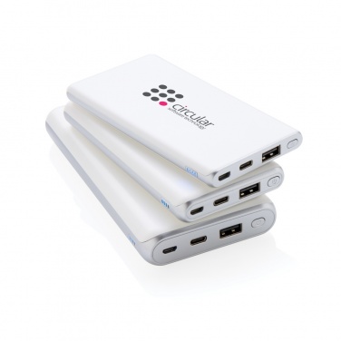 Logo trade liikelahja mainoslahja tuotekuva: Huippunopea 10 000 mAh:n varavirtalähde, PD