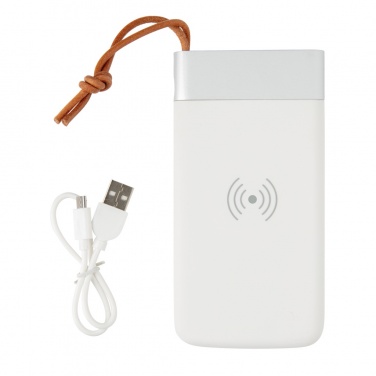 Logotrade liikelahjat mainoslahjat tuotekuva: Aria 8000 mAh 5 W:n langaton varavirtalähde