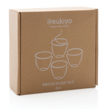 Logotrade liikelahja tuotekuva: Ukiyo 4-osainen kuppisetti