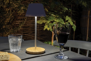 Logo trade mainoslahjat tuotekuva: Pure Glow USB-ladattava pöytälamppu RCS muovista