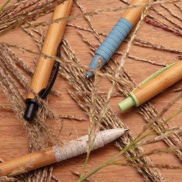 Logo trade liikelahja kuva: Bambu- & vehnänolkikynä