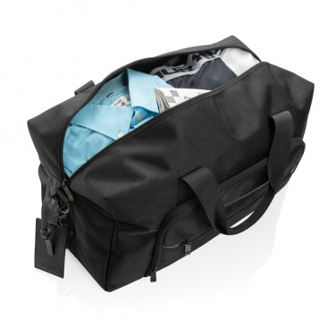 Logo trade liikelahjat mainoslahjat kuva: Swiss Peak AWARE™ RPET Voyager viikonloppulaukku