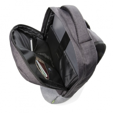 Logotrade mainoslahjat kuva: PVC-vapaa Duo color RPET 15,6” RFID -laptopreppu