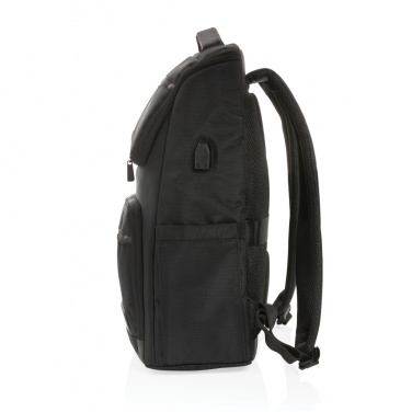 Logo trade liikelahjat tuotekuva: Swiss Peak AWARE™ RPET Voyager 15.6" reppu kannettavalle