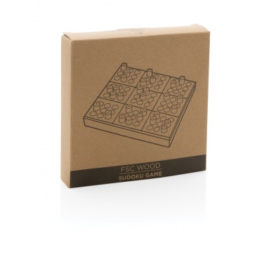 Logotrade mainostuote tuotekuva: Puinen Sudoku-peli