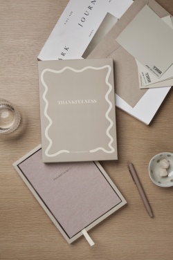 Logo trade mainoslahja kuva: VINGA Thankfulness -päiväkirja GRS-sertifioitua paperia