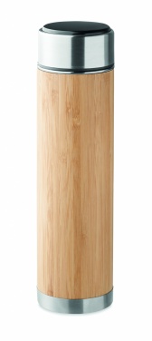 Logo trade liikelahjat mainoslahjat kuva: Bambu termospullo 480 ml PANAY