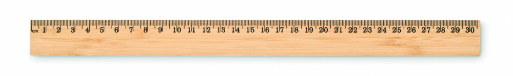 Logo trade mainostuote kuva: Viivain 30 cm bambua