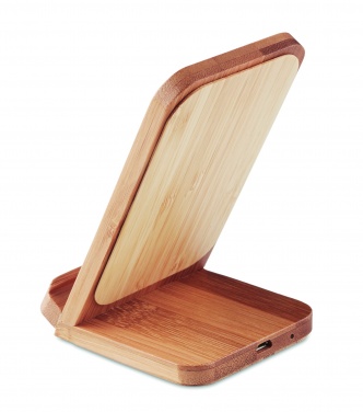 Logotrade liikelahjat kuva: Bambu langaton laturi 5W WIRESTAND